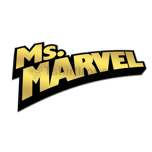 Ms.Marvel T-shirts Iron On Transfers N6503